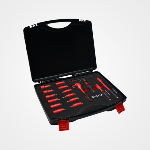 16pcs 6.3mm Series Insulated Socket Set