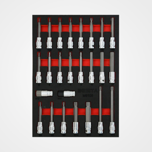 25pcs 12.5mm Bit Socket Tool Set (in Tray)