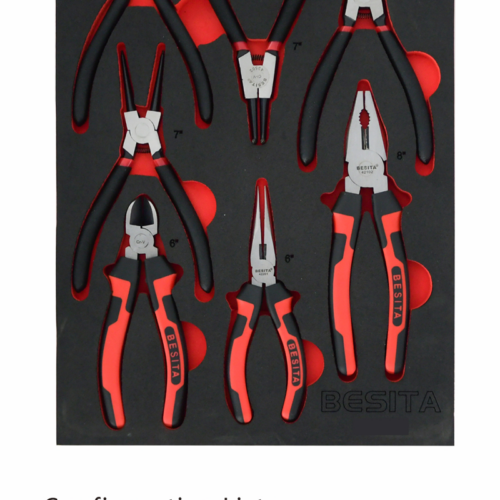 7pcs Pliers (1) Tool Holder Set