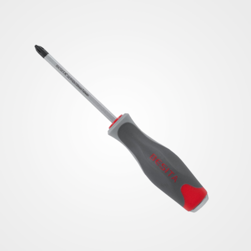 Tri Color Handle Industrial Grade Phillips Perforated Screwdriver